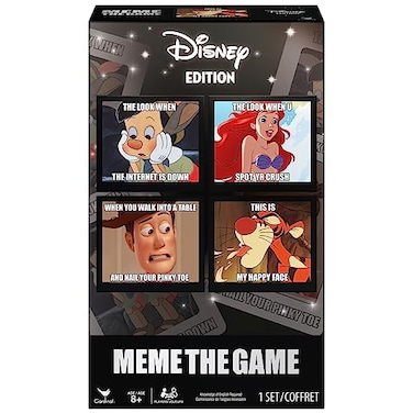 Cardinal Spin Master Games Meme The Game Disney Version Funny Card Game for Fans of Disney Movies 36 Players for Ages 8 Up