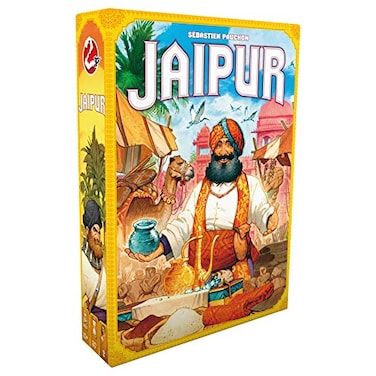 Asmodee Jaipur Board Game 2Player Trading Card Strategy for Adults Families FastPaced Merchant Duel Adult Board Games Fun for Adults 2 Players Ages 10 30 Minute Playtime