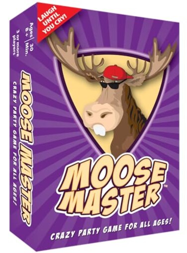 Moose Master Laugh Until You Cry Fun Your Cheeks Will Hurt from Smiling and Laughing so Hard for Fun People Looking for A Hilarious Night in a Box