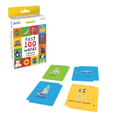 Briarpatch First 100 Words Matching Card Game Based On Board Books By Roger Priddy Preschool Learning for Kids
