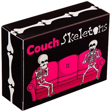 The Dusty Couch Skeletons Card Game Quick and Easy 2 Player Game by Top Hat