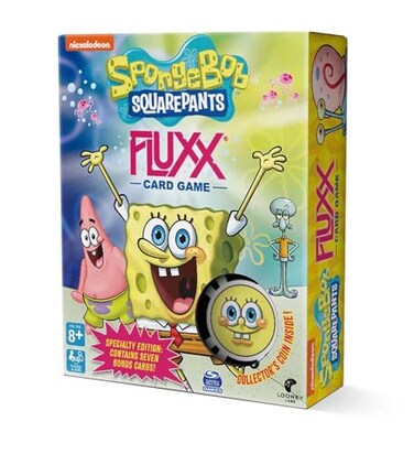 Looney Labs Spongebob Fluxx Card Game Bikini Bottom Adventure with Hilarious Gameplay