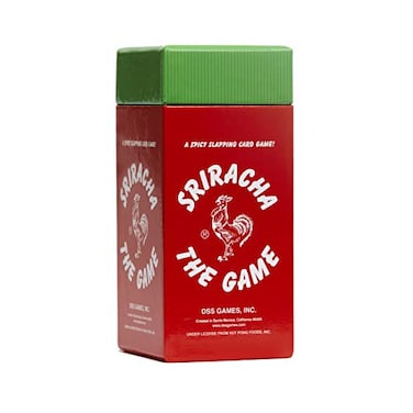 DSS Games Sriracha The Game A Spicy Slapping Card Game for The Whole Family Great for White Elephant Gifts Stocking Stuffers Coworkers Under 20 Ages 7 and Up