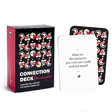 Connection Deck Couples Games Adult Card Games Fun ThoughtProvoking Question Games for Couples New Old to Ignite Communication Party Appropriate Playable wMultiple Couples 100 Cards