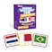 Menique Flags of the World Memory Matching Game 100 Cards 50 Countries to Match Educational Fun for Kids and Adults ColorCoded by Continent Learn Flags Capitals and Geography