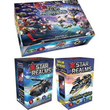 Star Realms Wise Wizard Games Boxed Sets Bundle Core Game Colony Wars and Frontiers 3 Items