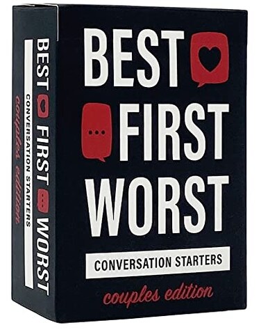Gatwick Games Best First Worst New Couples Card Game Great for Couples Date Night Work on Strengthening Your Relationship While Playing a Fun Card Game 2 or More Players