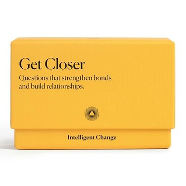 Intelligent Change Get Closer Social Bonding Card Game Conversation Starters with Fun Questions Activities Talking Games for Adults Icebreaker Game with 100 Question Cards