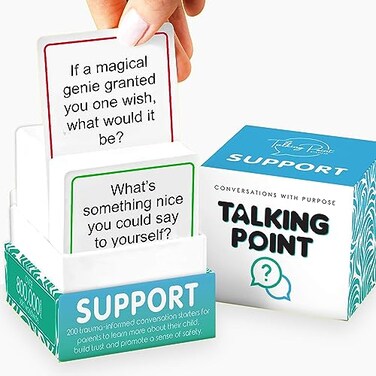 TALKING POINT 200 Conversation Starter Cards for Therapy Counseling Family Connection