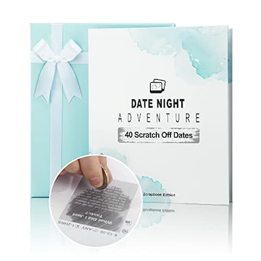 Pacikwest Date Night Adventure Book for Couples Scratch Off Challenge and Date Ideas Games Gifts for Boyfriend Him Her Romantic Couples Gifts for Newlywed Wedding Anniversaries