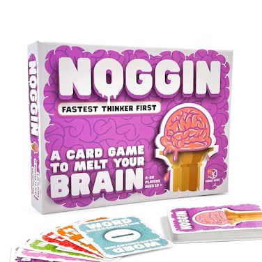 Format Games Noggin Party Game Hilarious FastThinking Word Game Challenging and Addictive Strategy Card Game for Kids Adults Ages 10 3 Players 10 Minute Playtime Made by