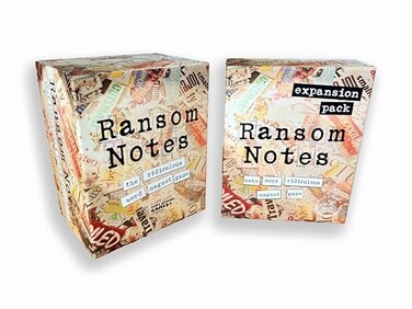 Ransom Notes The Ridiculous Word Magnet Party Game Expansion Pack One Bundle 3 Players