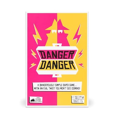 Exploding Kittens Danger Danger 28 Players Ages 7 10 Minutes to Play Fast Paces Strategic Card Game Party Game Family Game Night Kid and Adult Card Game