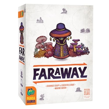 Pandasaurus Games Faraway Card Game Explore Mysterious Alula Strategic Region Building with Engaging Gameplay for Adventurers Ages 10 26 Players 1530 Min Playtime