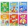 rokt&razo Upgraded Kids Card Games Pack 6 Decks Go Fish Old Maid Crazy Eights Memory Match Slap Jack War Playing Cards Easter Basket Stuffers Stocking Stuffers