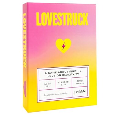 Rabble Lovestruck Reality TV Party Board Game 510 Players for Groups Adult Game Night No TV Knowledge Needed Social Deduction