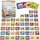 gisgfim 100 PCS Memory Matching Game Trucks Concentration Memory Card Games for Kids Preschool Educational Ages 38 A Fun Fast Vehicle Theme Matching Games