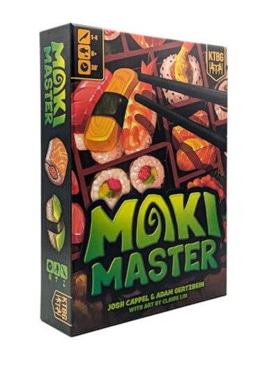 Kids Table Maki Master Board Game Compete as Sushi Chefs in a Strategic SushiThemed Game for 14 Players