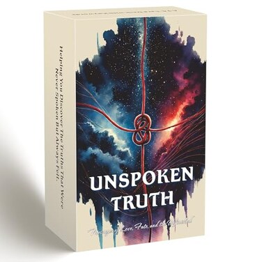 DPEHAKMK Unspoken Truth Oracle Deck Oracle Cards for Beginners 54 Card Deck Love Relationship and Shadow Work Oracle Cards for Love Breakups Inner Healing Emotional Clarity