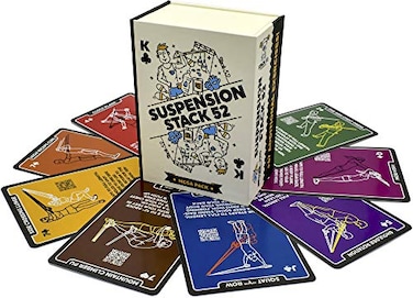 Stack 52 Suspension Exercise Cards Compatible with All Suspension Trainers Suspended Bodyweight Resistance Workout Game Video Instructions Included Fun Home Fitness ProgramMega Pack