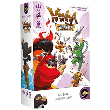 IELLO Ninja Academy Mini Games Kids Family Iello Games Ages 8 35 Players 20 Min