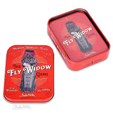 Accoutrements Fly Widow Game Includes Murder Intrigue and Flies Old Maid Style Card Game