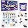 DANCING BEAR 18 Pc Rock and Mineral Educational Collection Deluxe Collection Box with Description Sheet and Educational Information Limited Edition Geology Gem Kit for Kids with Display Case