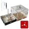 Ants Footsteps Ant Farm Nest Science DIY Terrarium Kit Care for Live Ants Ant Habitat with Water Tower Nurturing Room and Comprehensive Observation