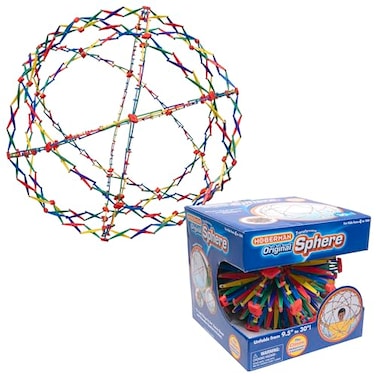 John N. Hoberman Original Sphere Rainbow Expanding and Contracting Geometric Ball Toy AwardWinning STEM Fidget Toy for Kids and Adults Ages 4