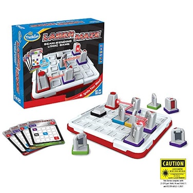 ThinkFun Think Fun Laser Maze Class 1 Brain Game and STEM Toy for Boys and Girls Age 8 and Up Award Winning and Mind Challenging Game for Kids 44001014