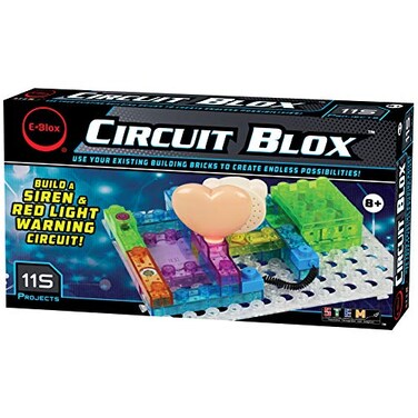 E-Blox EBlox Circuit Blox Builder 115 Projects Circuit Board Building Blocks Toys Set for Kids Ages 8