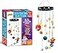 Peachy Keen STEM Learning Fun with 3D Solar System Kit Complete DIY Mobile Hanging Model 27Inch Long with 9 Foam Planets Sun 3D Solar System with Paintable Planets Glow in the Dark Paint Easy Instruct