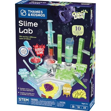 Thames & Thames Kosmos Ooze Labs Alien Slime Lab Science Experiment Kit Lab Setup 10 Experiments with Slime A Parents Choice Recommended Award Winner