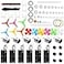 Sntieecr 6 Set DC Motors Kit Mini Electric Motor 3V 15000RPM with 66 PCS Plastic Gears AA Battery Holder Case Motor Bracket Shaft Propeller and Rocker Switch for DIY Toys Science Projects