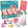 MindWare Dig It Up Discoveries Mermaids Dig Kits for Kids with 12 Sea Shells Each with a Mermaid Toy Inside 12 Chiseling Tools and Instructions Ages 4 and Up