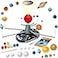 Playz Premium Solar System Model Kit for Kids 4 Speed Motor HD Planetarium Projector 8 Painted Planets 8 White Foam Balls with Paint and Brush for a HandsOn STEM DIY Project for Space Toys
