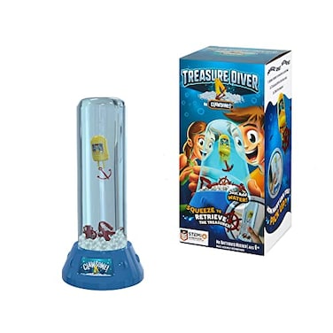 CLAWSOME! CLAWSOME Treasure Diver Handheld Water Game Retro Mini Sea Diving STEM Toys for Adults Girls Boys Ages 612