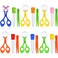 Mudder 18 Pieces Fine Motor Skill Toys Include Handy Scoops Jumbo Tweezers Rubber Tipped Dropper Bug Insects Catcher Sensory Learning Tool Backyard Outdoor Explorer Kit Skill Development