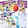UNGLINGA 30 Experiments Science Kit for Kids with Lab Coat Chemistry Set STEM Toys Birthday Gifts for Boys Girls Scientist Costume Role Play Tools Educational Learning Set