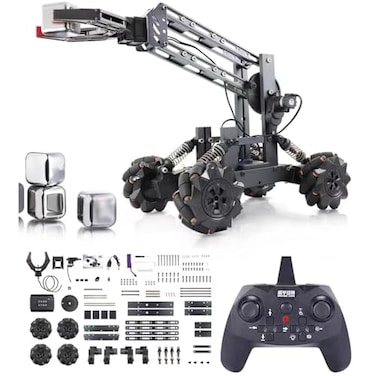 VANLINNY Robotic Arm Kits DIY Educational Building Set with 4 DOF Remote Control Toy Set for Boys and Girls 814 Science EntryLevel for School STEM Project Birthday Xmas Gift for Kids Adults