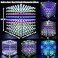 Hexidos 8x8x8 LED Cube Kit DIY Electronic Kit Soldering Project Kit User Needs to Solder The LED and The Displayed Content Can Be Modified MULTI4