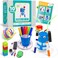 STEM Inventions Scribble Bot Kit 10Pack Bulk STEM Kits Build 10 Motorized Drawing Robots Complete Simple Circuits STEM Project Kit for Classrooms Ages 8