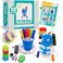 STEM Inventions Scribble Bot Kit 10Pack Bulk STEM Kits Build 10 Motorized Drawing Robots Complete Simple Circuits STEM Project Kit for Classrooms Ages 8