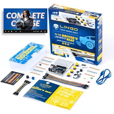 LINGO STEM Coding Kit Build Code Your Own Backup Sensor for Car Learn Coding with StepbyStep Guides STEM Projects for Ages 13 Years for Birthdays Holidays