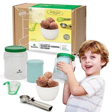 KiwiCo Science of Cooking Ice Cream Learning Cooking Through Chemistry Project STEM Kit Science Gift for Ages 5