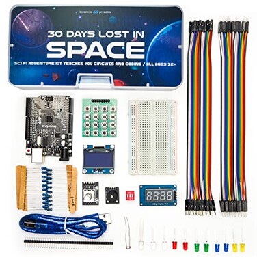 inventr.io inventrio Adventure Kit 30 Days Lost in Space Premium STEM Coding Course for Adults Teens Robotics Engineering Projects with Expert Teachers Arduino IDE Compatible Kit
