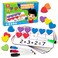 Coogam Magnetic Ten Frame Set Math Manipulative Games for Kids with 6 Ten Frames 60 Magnetic Math Counters Montessori Educational Toy Gift for Preschool Kindergarten 3 4 5 Year Old Toddlers