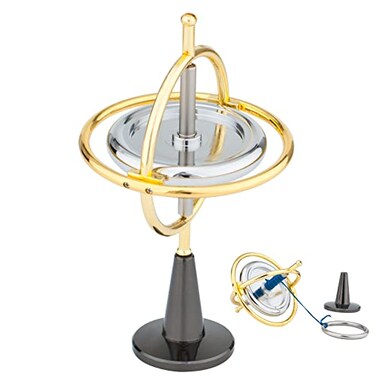 DjuiinoStar Heavy Duty Gyroscope CNC Machined Solid Steel Rotor StableRobust Pass 2nd Floor Drop Test Long Spin Time More Tricks Premium Fidget Toy Magic AntiGravity Gear DG5PROLite03