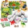kolegend Dino Eggs Dig Kit 12 Pack Dinosaur Eggs Excavation Set Easter Gift Dinosaur Toys Science Experiments Kits with 12 Cards Easter Basket Stuffers Toys for 3 4 5 6 7 8 9 10 11 Year Old Boys Girl