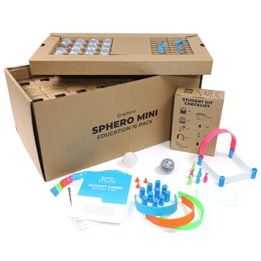 sphero Sphero Mini AppEnabled Coding Robots for Classrooms 16Pack